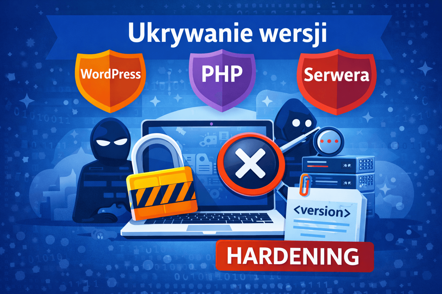 Ukrywanie wersji WordPress, PHP i serwera – hardening bezpieczeństwa