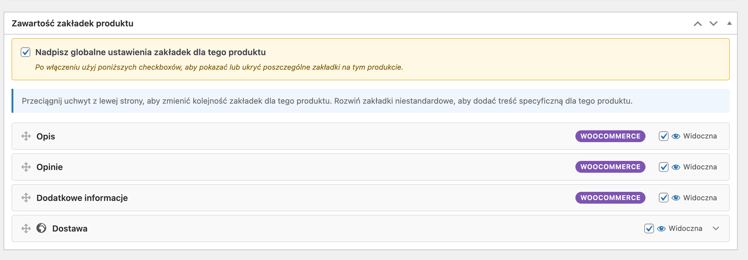 Product Tabs Control - obrazek 4