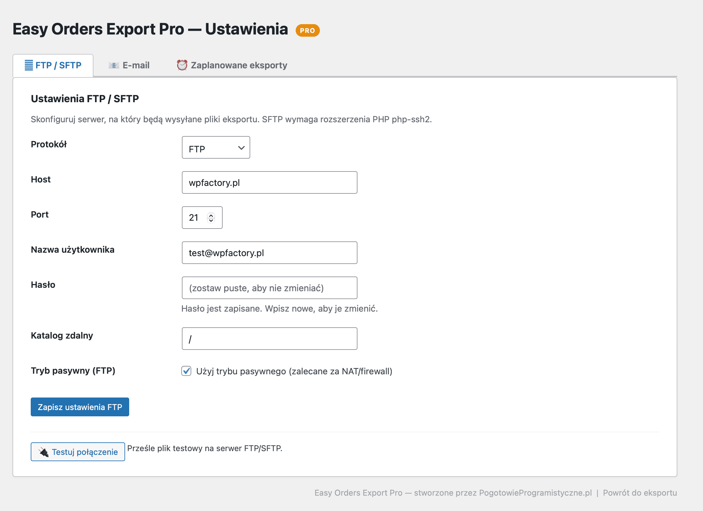 Easy Orders Export PRO - obrazek 5
