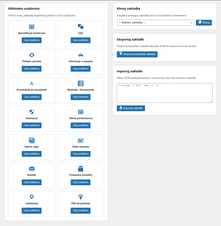 Product Tabs Control PRO - obrazek 4